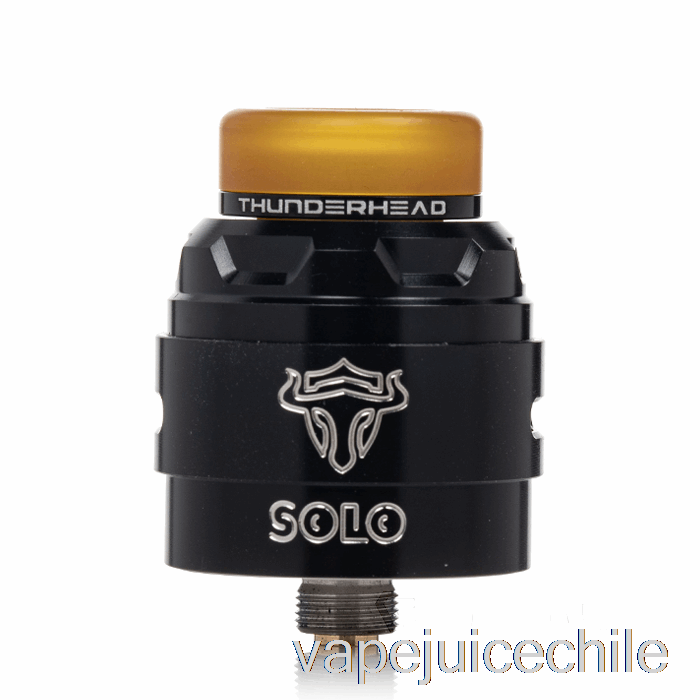 Vape Vhile Thunderhead Creaciones Tauren Solo V1.5 24mm Rda Plata Negro